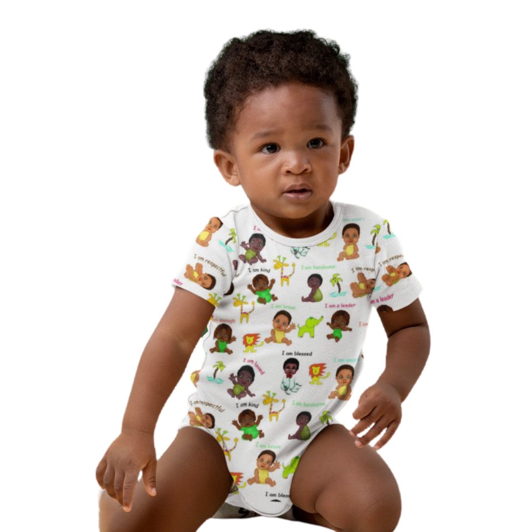 BLACK BOY JOY SAFARI BODYSUIT